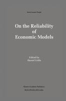 On the Reliability of Economic Models Essays in the Philosophy of Economics cover