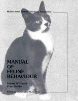Manual of Feline Behaviour cover