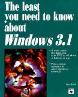 The Least You Need to Know About Windows 3.1 cover