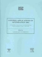 Control Applications of Optimisation 2003 A Proceedings Volume from the 12th Ifac Workshop Visegrad, Hungary, 30 June - 2 July 2003 cover