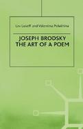 Joseph Brodsky The Art of a Poem cover