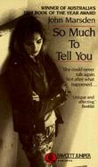 So Much to Tell You cover