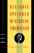 Historic Speeches of African Americans cover