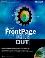 Microsoft Frontpage Version 2002 Inside Out cover
