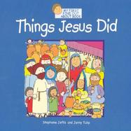 Things Jesus Did cover