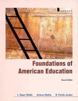 FOUNDATIONS OF AMERICAN EDUCATION 2ND 96 MAC PB OE cover