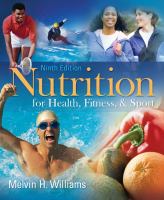 Combo: Nutrition for Health, Fitness & Sport with Dietary Guidelines Update Resource cover