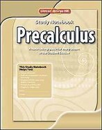 Precalculus, Study Notebook cover