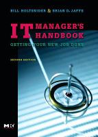IT Managers HandbookSecond Edition- Getting your new job done cover