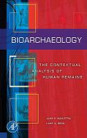 Bioarchaeology- The Contextual Analysis of Human Remains cover