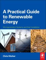 A Practical Guide to Renewable Energy : Power Systems and Their Installation cover
