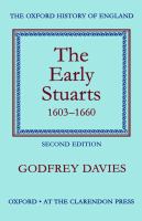 Early Stuarts, 1603-1660 cover
