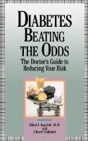 Diabetes Beating the Odds  The Doctor's Guide to Reducing Your Risk cover