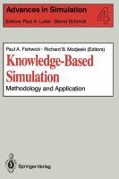 Knowledge-Based Simulation: Methodology and Application cover