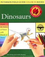 Peterson Field Guide Color-in Books Dinosaurs cover