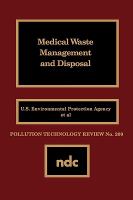 Medical Waste Management and Disposal cover