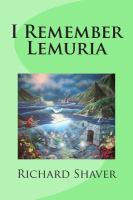 I Remember Lemuria cover