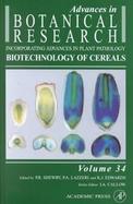 Advances in Botanical Research Biotechnology of Cereals (volume34) cover