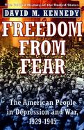 Freedom from Fear The American People in Depression and War, 1929-1945 cover