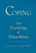 Coping The Psychology of What Works cover