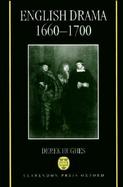 English Drama 1660-1700 cover