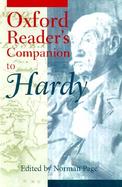 The Oxford Reader's Companion to Hardy cover