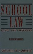 School Law: Cases and Concepts cover