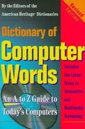 Dictionary of Computer Words cover