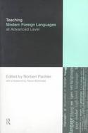 Teaching Modern Foreign Languages at Advanced Level cover