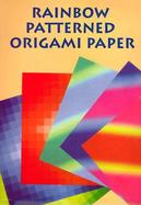 Rainbow Patterned Origami Paper cover