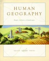 Human Geography: People, Cultures, and Landscapes cover