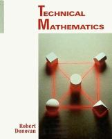 Technical Mathematics cover
