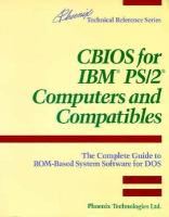 CBIOS for IBM PS/2 Computers and Compatibles: The Complete Guide to ROM-Based System Software for DOS cover