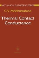 Thermal Contact Conductance cover