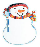 Snowman Write-On, Wipe-Off Message Board cover