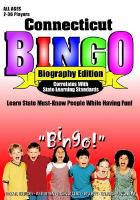 Connecticut Bingo Biography Edition cover
