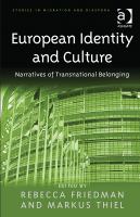 European Identity and Culture : Narratives of Transnational Belonging cover