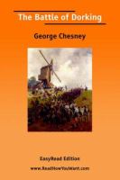 The Battle Of Dorking Easyread Large Edition cover
