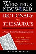Webster's New World Dictionary and Thesaurus cover