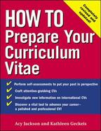 How to Prepare Your Curriculum Vitae cover