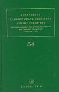Advances in Carbohydrate Chemistry and Biochemistry Cumulative Subject and Contributor Indexes and Tables of Contents Volumes 1-53 (volume54) cover