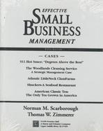 Effective Small Business Management cover