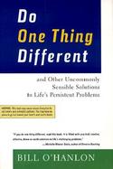 Do One Thing Different Ten Simple Ways to Change Your Life cover