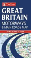Great Britain Motorways & Main Roads Map cover