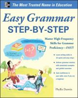 Easy English Grammar Step-by-Step cover