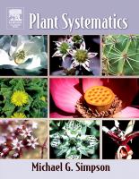 Plant Systematics cover