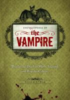 Encyclopedia of the Vampire cover