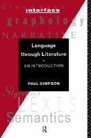 Language Through Literature An Introduction cover