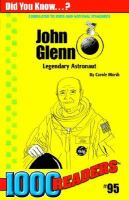 John Glenn First American to Orbit the Earth cover