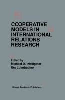 Cooperative Models in International Relations Research cover